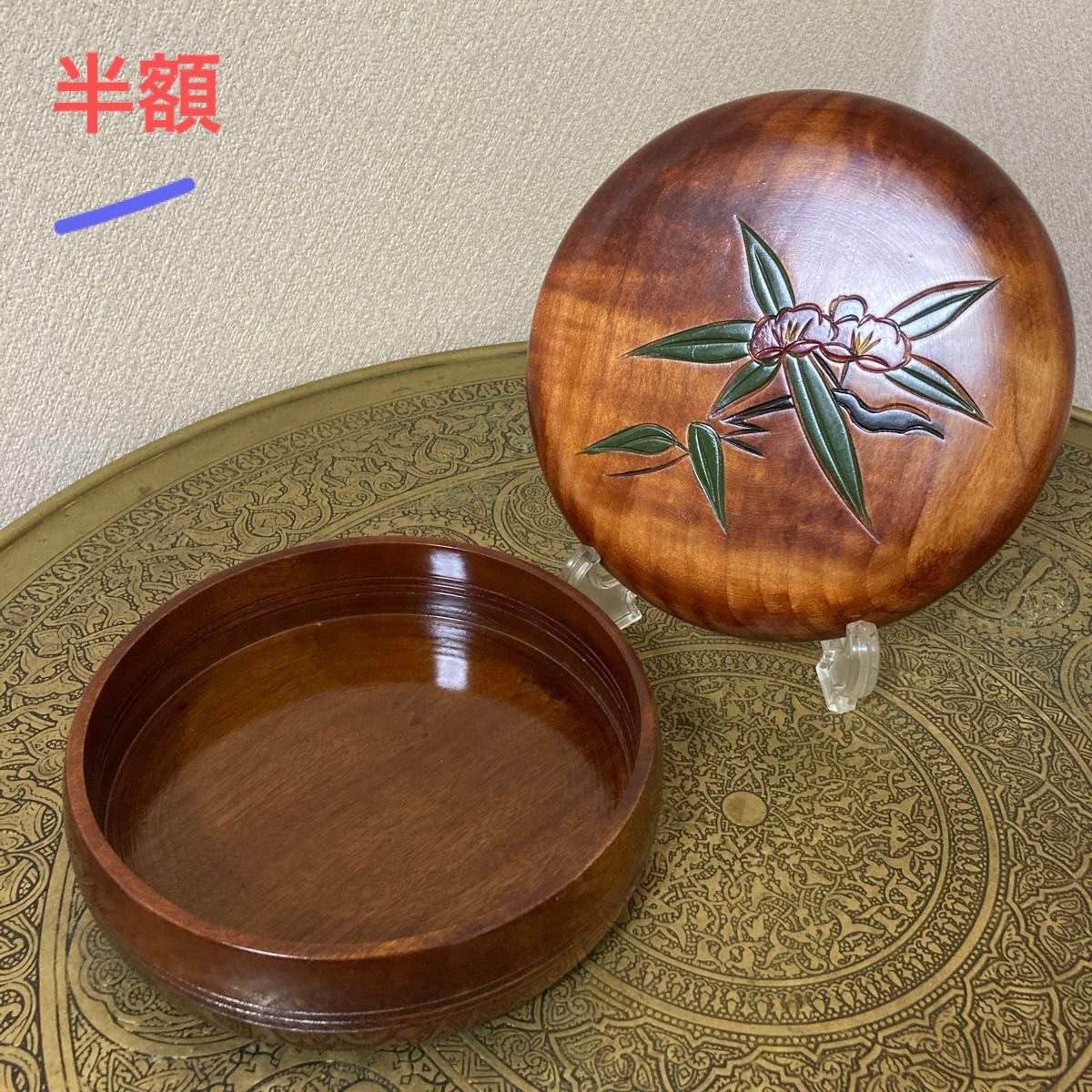 烏城彫 讃岐彫 讃岐漆器 八雲塗り お盆 丸盆 飾盆 蓋付き菓子器 セット 烏城彫讃岐彫讃岐漆器八雲塗りお盆丸盆飾盆蓋付き菓子器セット