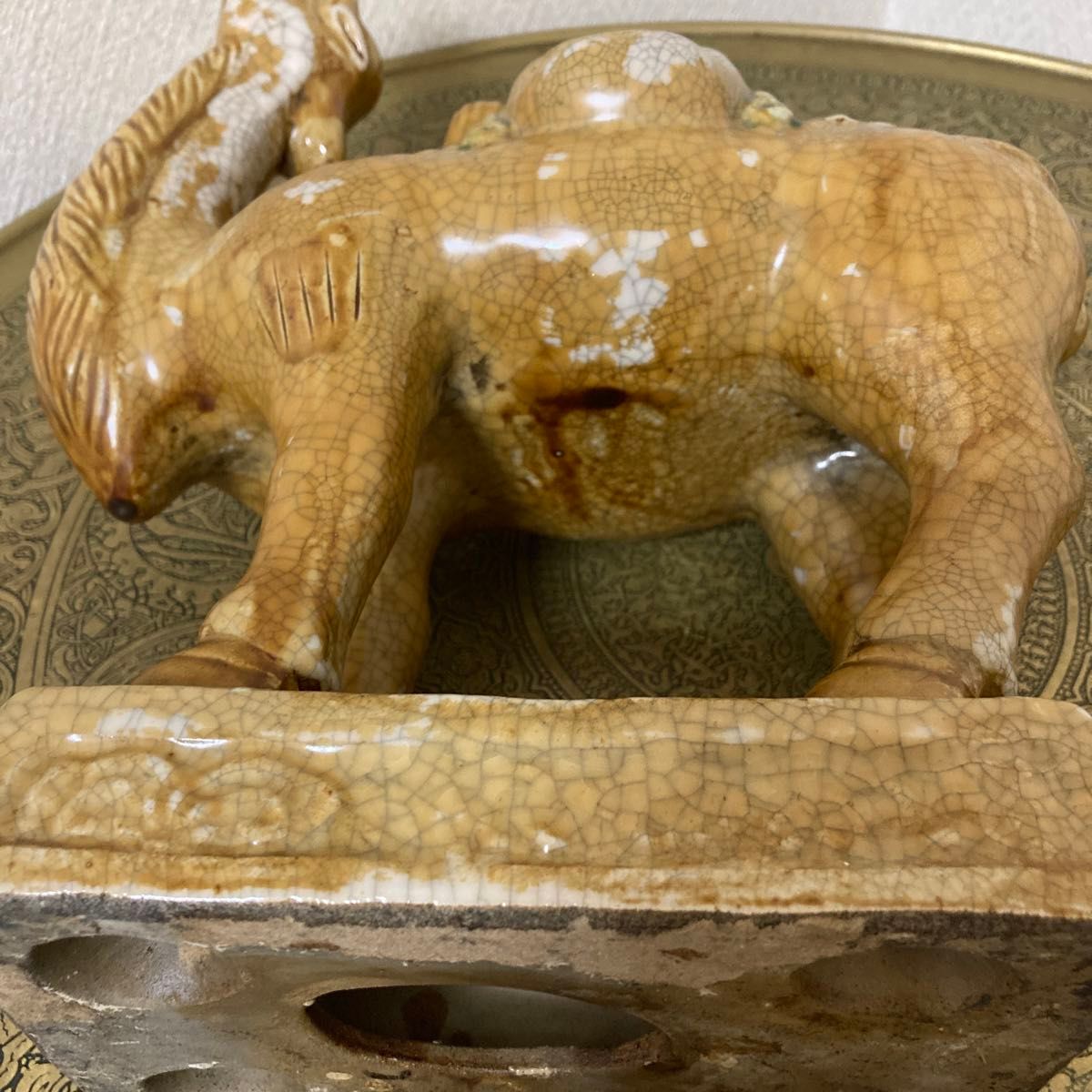 中国美術 唐三彩 駱駝傭 陶器置物 ラクダ らくだ 古玩 中国美術 唐三彩 駱駝傭 陶器置物 ラクダ らくだ 古玩