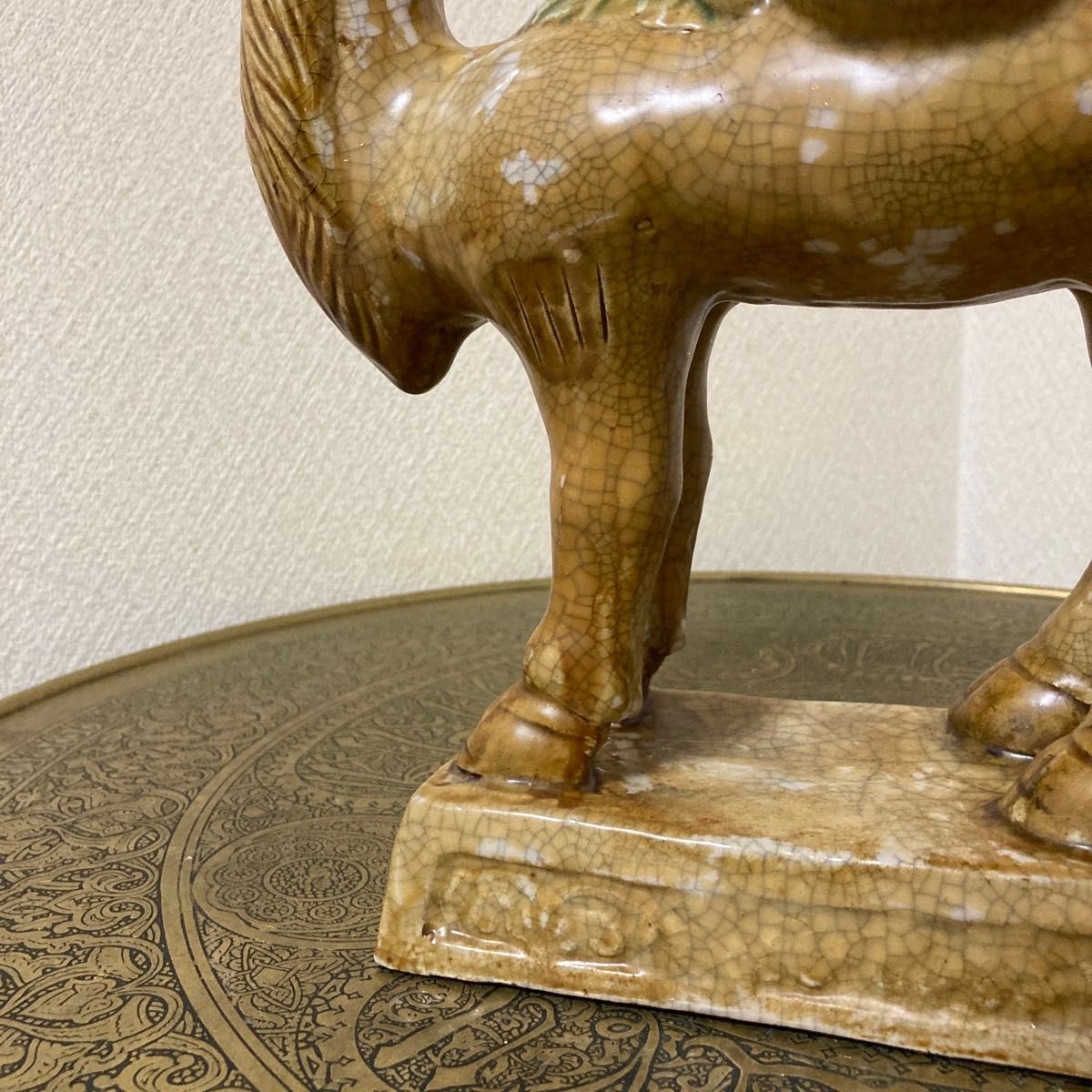 中国美術 唐三彩 駱駝傭 陶器置物 ラクダ らくだ 古玩 中国美術 唐三彩 駱駝傭 陶器置物 ラクダ らくだ 古玩