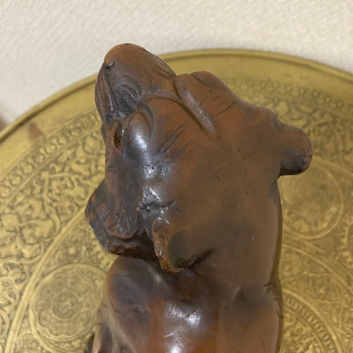 鉄製 虎 置物 幅46㌢ ビンテージ オブジェ 寅〈検 ブロンズ 銅器 鉄製 虎 置物 幅46㌢ ビンテージ オブジェ 寅〈検 ブロンズ 銅器