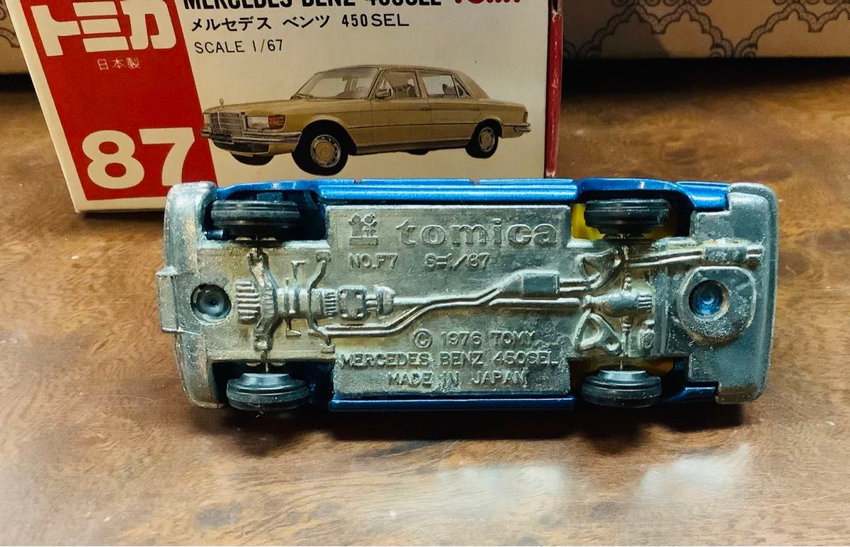 ミニカー トミカ 赤箱 メルセデスベンツ 450SEL TOMY BENZ 白 ミニカー トミカ 赤箱 メルセデスベンツ 450SEL TOMY BENZ 白