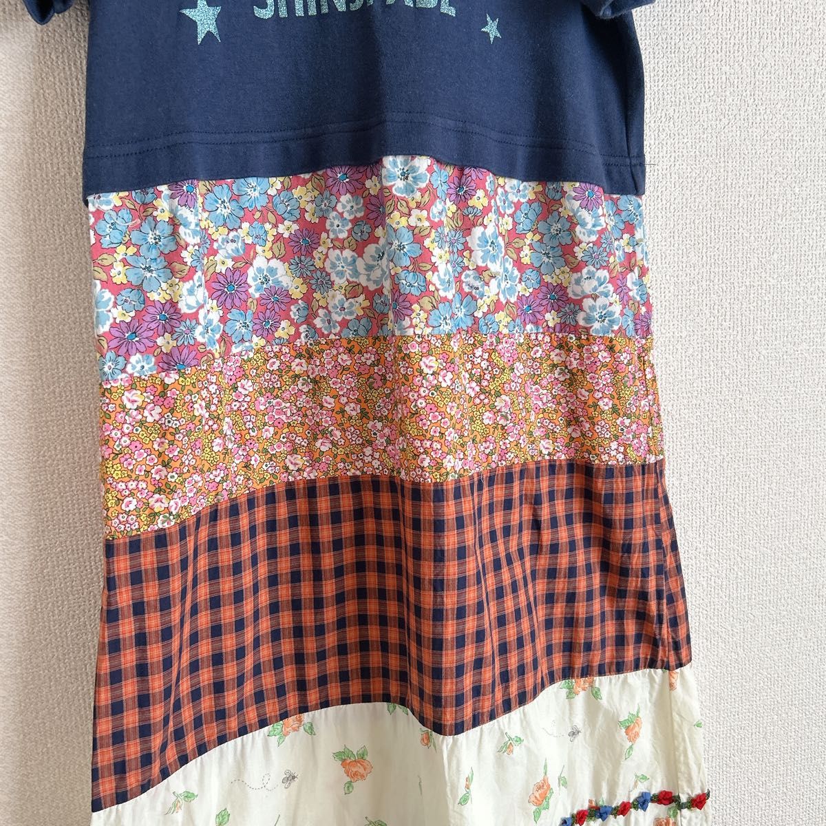 ベティーズブルー BETTY'S BLUE レア パッチワーク スカート ベティーズブルー BETTY'S BLUE レア パッチワーク スカート