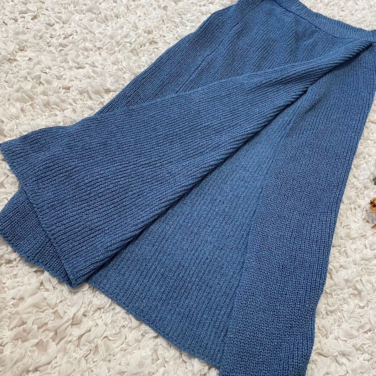 美品 sea room Lynn シールームリン ペーパーニットスリット 美品 sea room Lynn シールームリン ペーパーニットスリット