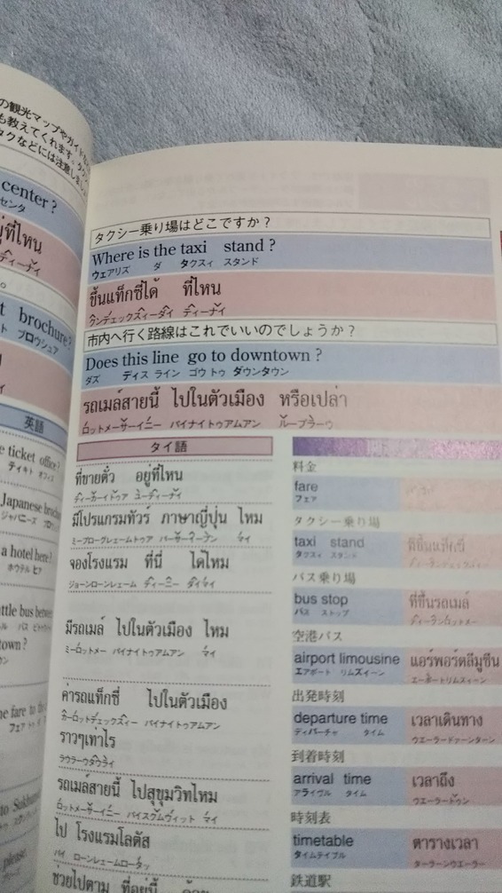 Paypayフリマ わがまま歩き 旅行会話 ９ タイ語 英語