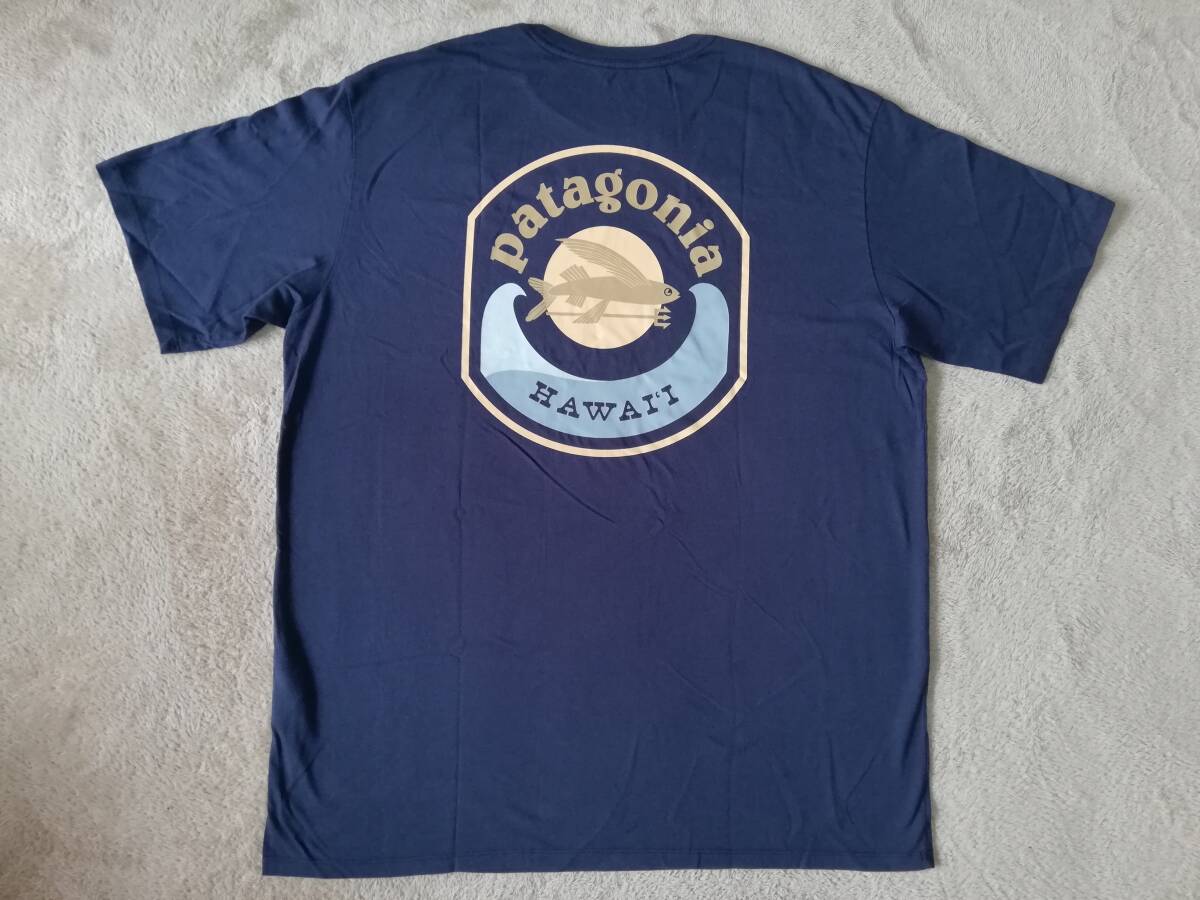 新品 パタゴニア ハワイ限定 パタロハ 飛魚 オーガニック T 新品 パタゴニア ハワイ限定 パタロハ 飛魚 オーガニック T