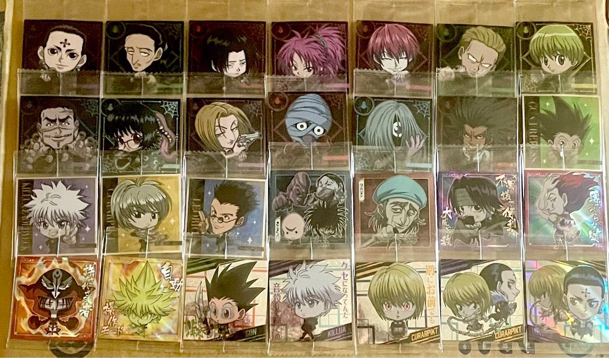 最新弾 HUNTER×HUNTERウエハース6 全34種フルコンプリート 最新弾 HUNTER×HUNTERウエハース6 全34種フルコンプリート