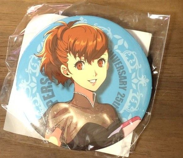ペルソナ3 P3 主人公 缶バッチ P25th PARTY セガ くじ ハム子 ペルソナ3 P3 主人公 缶バッチ P25th PARTY セガ くじ ハム子