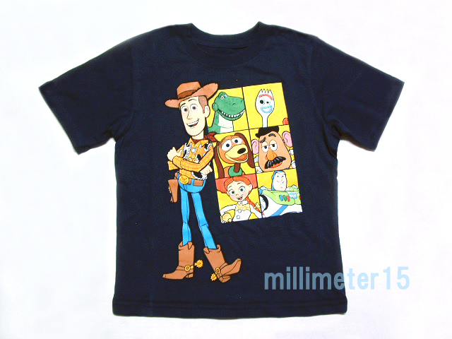 ディズニー トイストーリー Tシャツ サイズ4 ネイビー ディズニー トイストーリー Tシャツ サイズ4 ネイビー