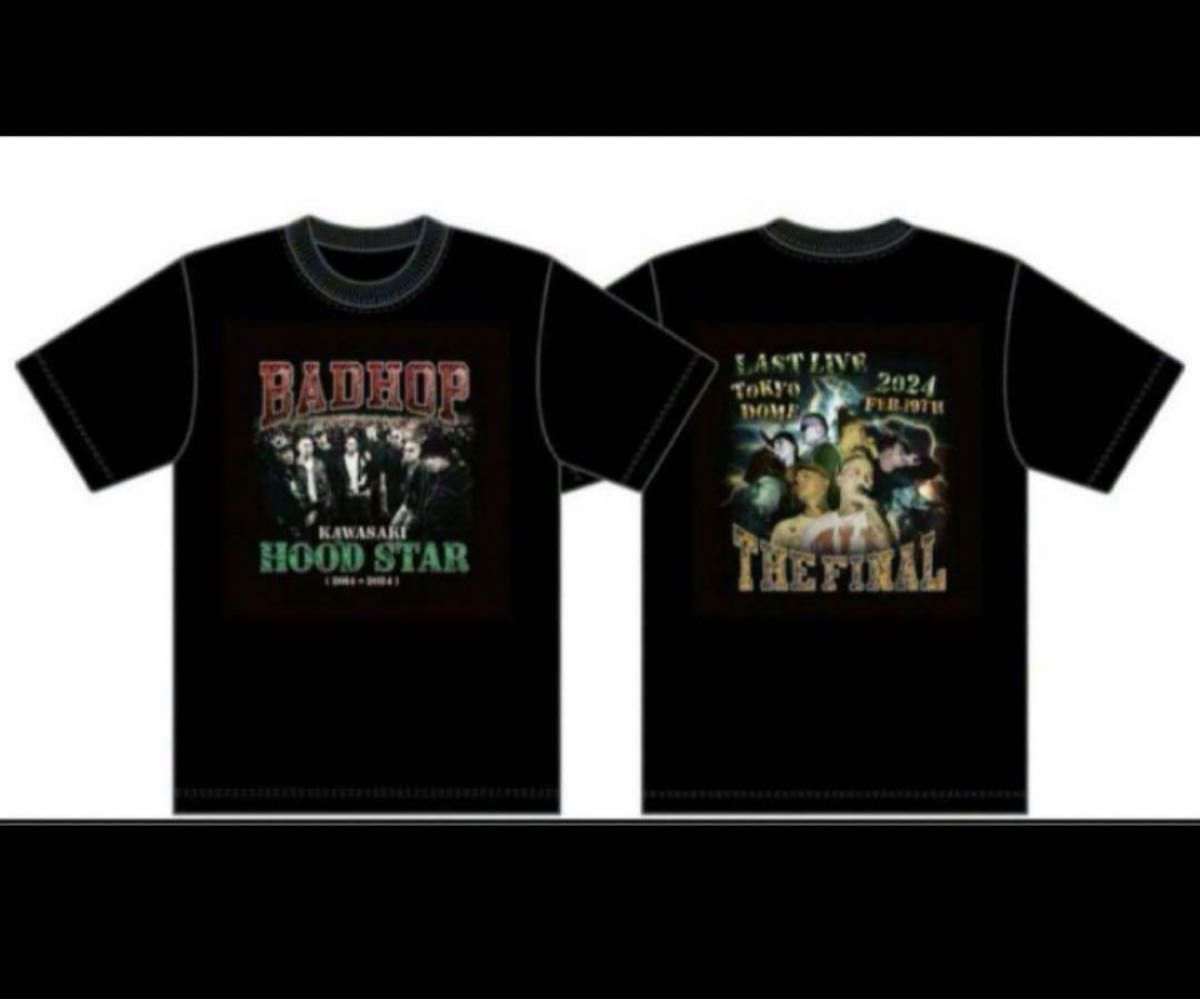 新品】BADHOP THE FINAL オフィシャルグッズ Tシャツ XXL バッド 新品】BADHOP THE FINAL オフィシャルグッズ Tシャツ XXL バッド
