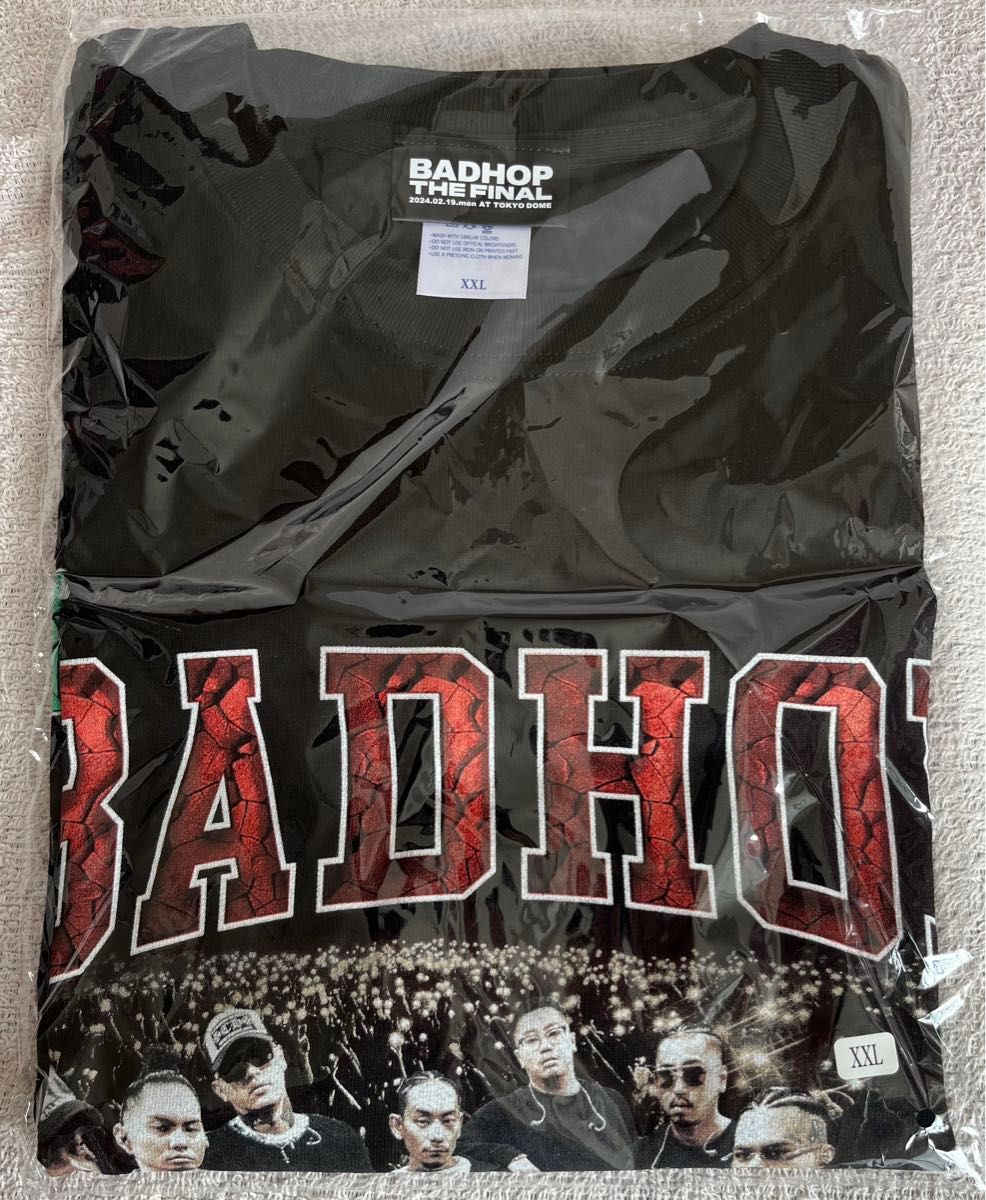 新品】BADHOP THE FINAL オフィシャルグッズ Tシャツ XXL バッド 新品】BADHOP THE FINAL オフィシャルグッズ Tシャツ XXL バッド