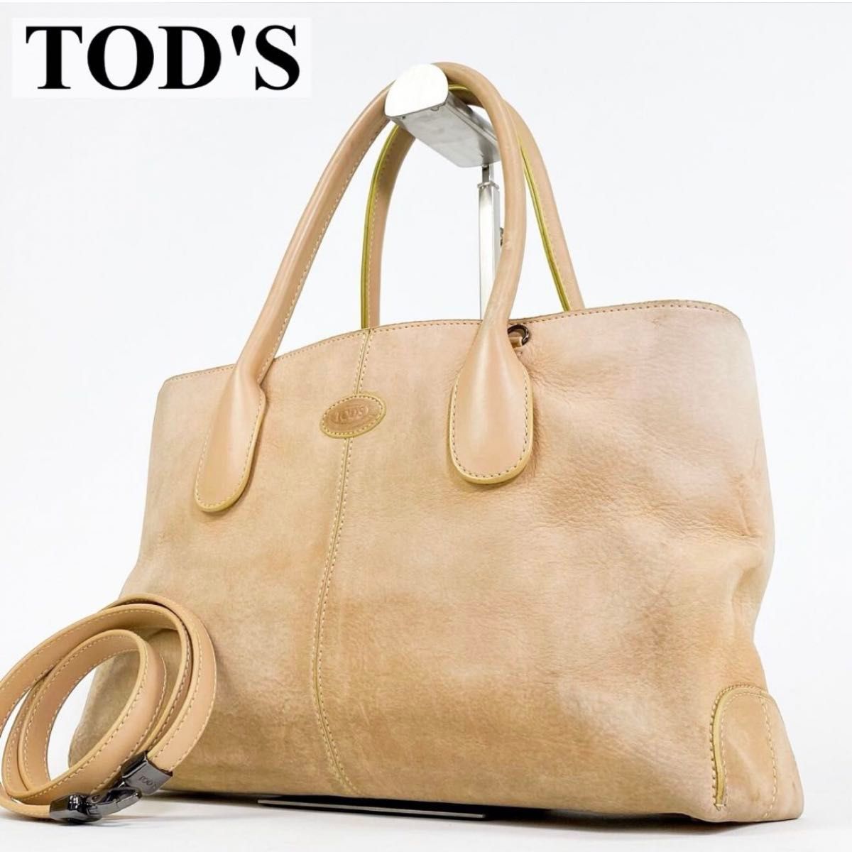 TOD'S トッズ 2way ハンドバッグ トートバッグショルダーバッグ TOD'S トッズ 2way ハンドバッグ トートバッグショルダーバッグ