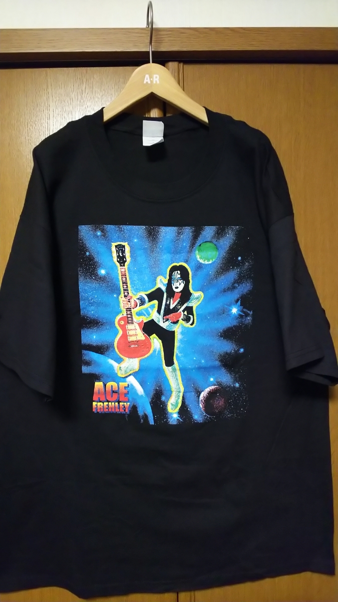 2002年 Ace Frehley バースデー イベント Tシャツ Kiss エース フレイリー　ロックＴシャツ_画像1
