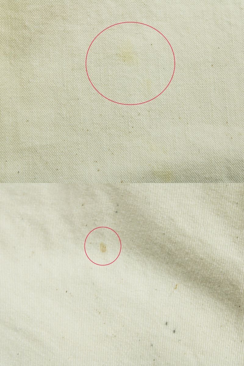 (上)薄シミ(下)小シミ