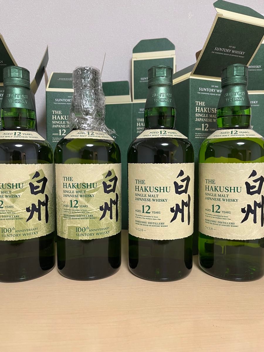 新品未使用品 白州12年 6本セット カートン付き 100周年記念 新品未使用品 白州12年 6本セット カートン付き 100周年記念