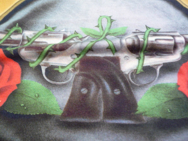激レア 希少 ビンテージ オリジナル 90's ガンズ アンド ローゼス GUNS N' ROSES Tシャツ 表記サイズS 本物 良品 MADE IN USA 米国製_画像7