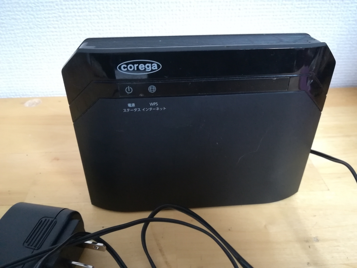 ☆Corega CG-WFR600 通電のみ確認　返品可　中古　送料着払い　茨城より発送_画像1