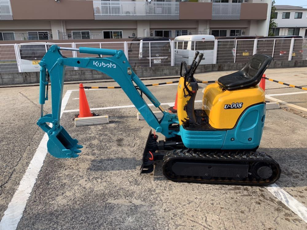 【中古】クボタ ミニユンボ U008 ☆可変脚式 ☆倍速付き