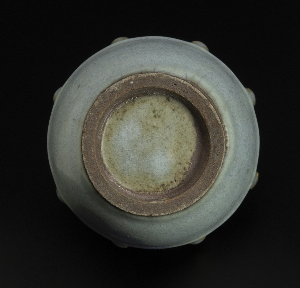  золотой / изначальный 钧窑 фиолетовый . тамбурин без тарелочек 钉. вместе коробка China старый изобразительное искусство 