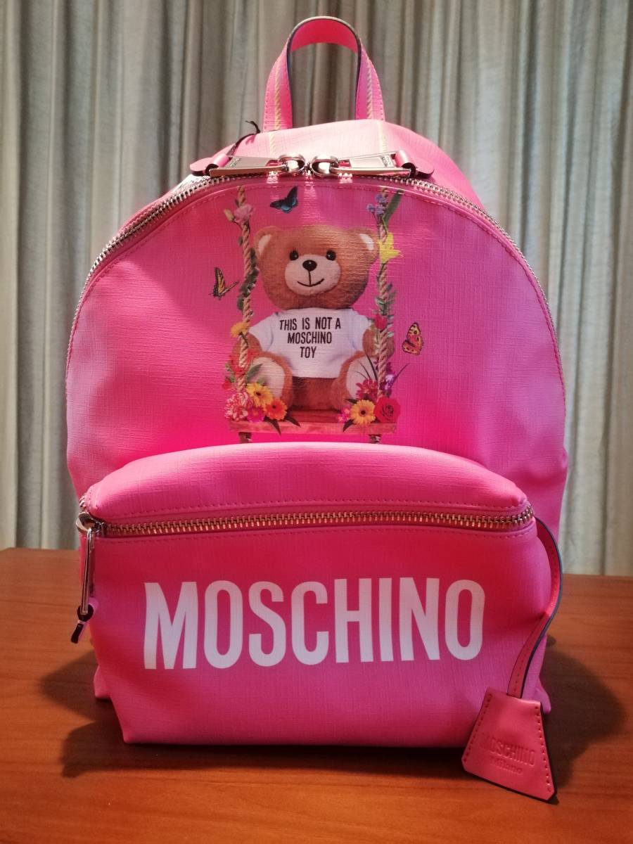 再入荷!新品【MOSCHINO/モスキーノ】テディベアブランコリュックP☆未