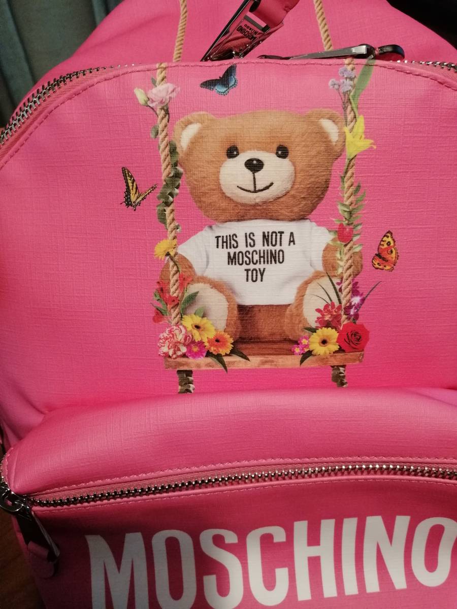 再入荷!新品【MOSCHINO/モスキーノ】テディベアブランコリュックP☆未