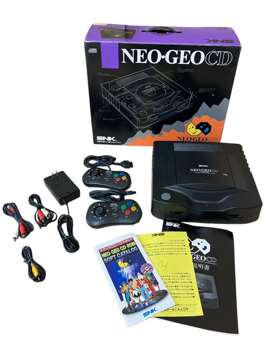 SNK NEO GEO CD ネオジオ 本体 CD-T01 動作品 コントローラー2 SNK NEO GEO CD ネオジオ 本体 CD-T01 動作品 コントローラー2