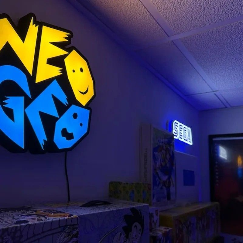 Neo Geo ロゴライト 看板 販促品 ノベルティ ネオジオ SNK Neo Geo ロゴライト 看板 販促品 ノベルティ ネオジオ SNK