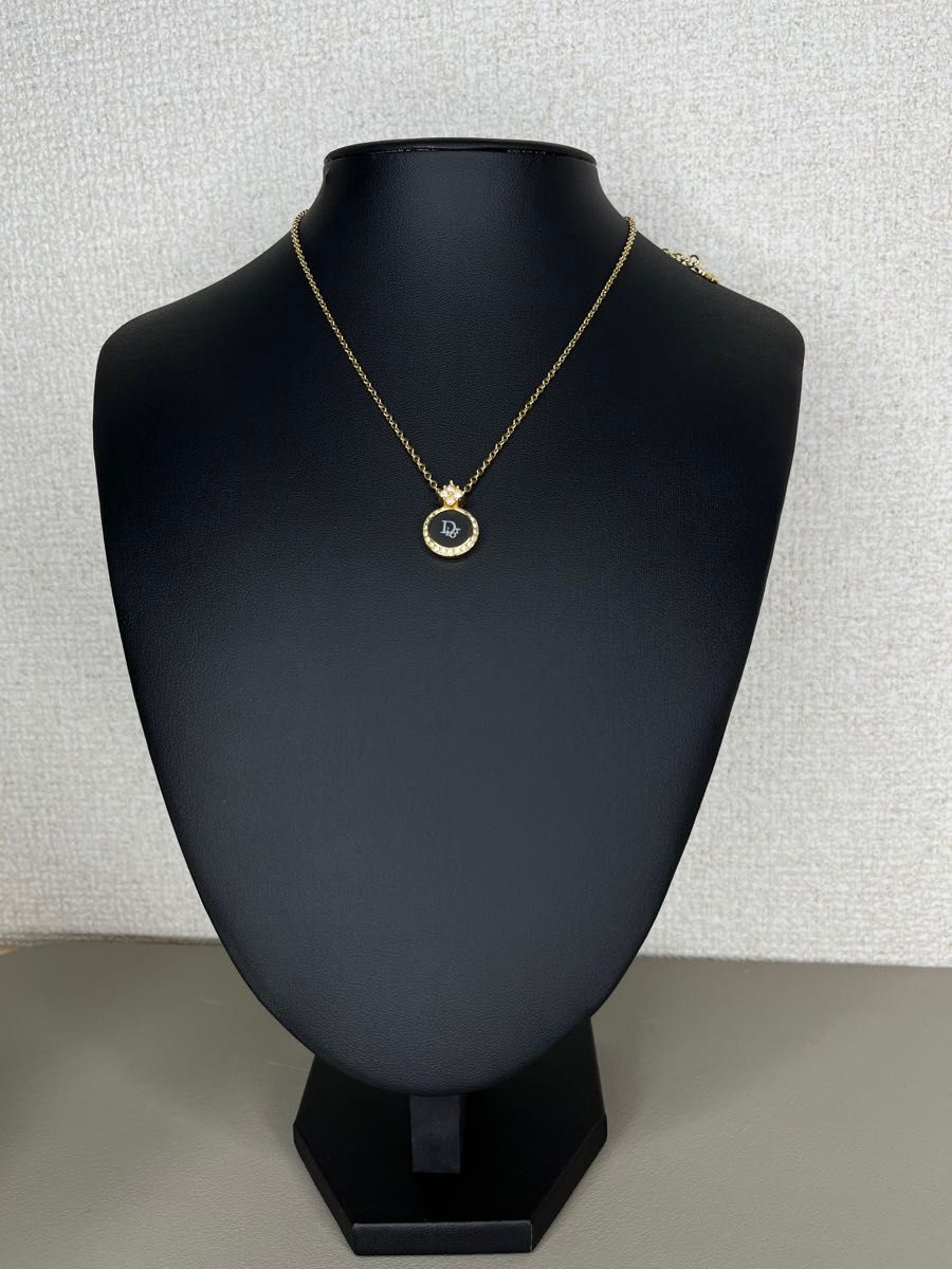 美品 Christian Dior クリスチャンディオール ネックレス 美品 Christian Dior クリスチャンディオール ネックレス