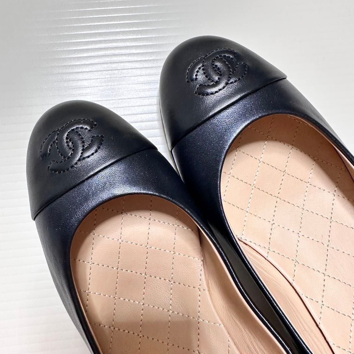 CHANEL シャネル ポインテッドトゥ パンプス 靴 フラット CHANEL シャネル ポインテッドトゥ パンプス 靴 フラット