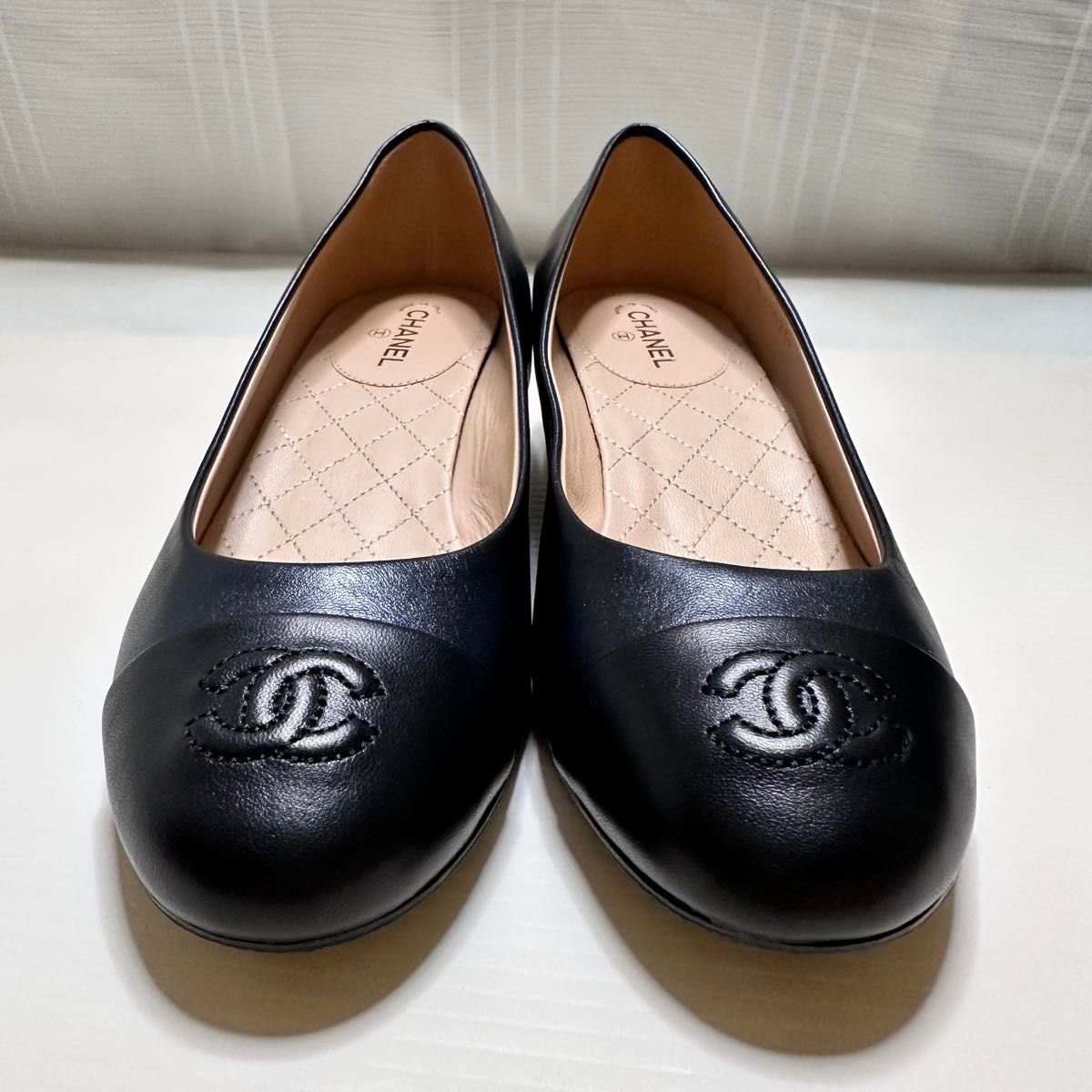 CHANEL シャネル ポインテッドトゥ パンプス 靴 フラット CHANEL シャネル ポインテッドトゥ パンプス 靴 フラット