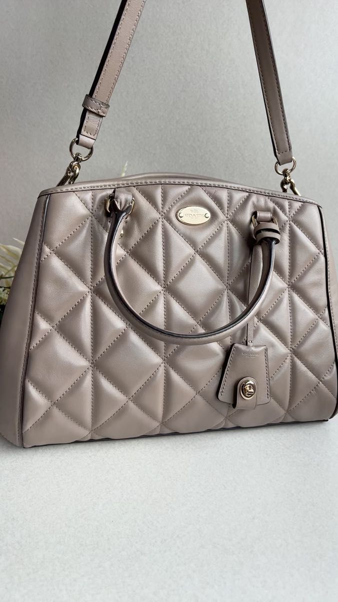 COACH 2way ボストンバッグ ショルダーバッグ レザー