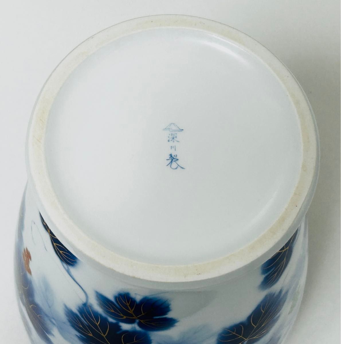 深川製磁 花瓶 金彩 瑠璃 葡萄 大型 飾り壺 14号 38cm|Yahoo 深川製磁 花瓶 金彩 瑠璃 葡萄 大型 飾り壺 14号 38cm|Yahoo