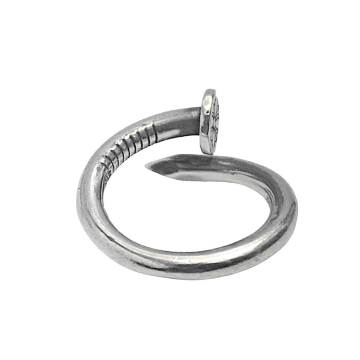CHROME HEARTS クロム ハーツ NAIL FLAT CH PLS RING ネイル CHROME HEARTS クロム ハーツ NAIL FLAT CH PLS RING ネイル
