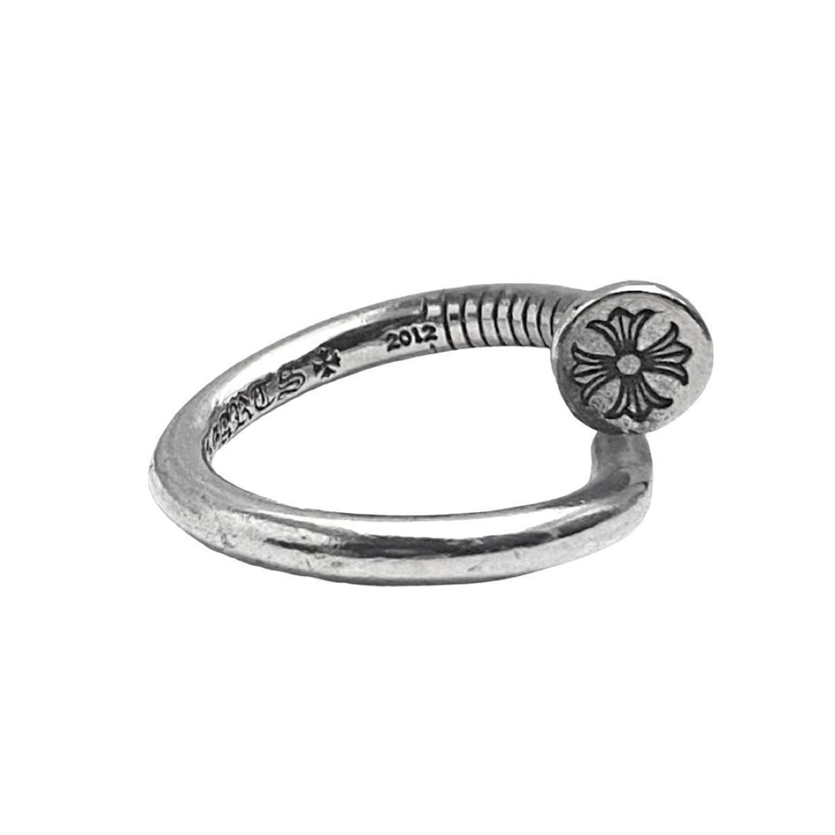 CHROME HEARTS クロム ハーツ NAIL FLAT CH PLS RING ネイル CHROME HEARTS クロム ハーツ NAIL FLAT CH PLS RING ネイル