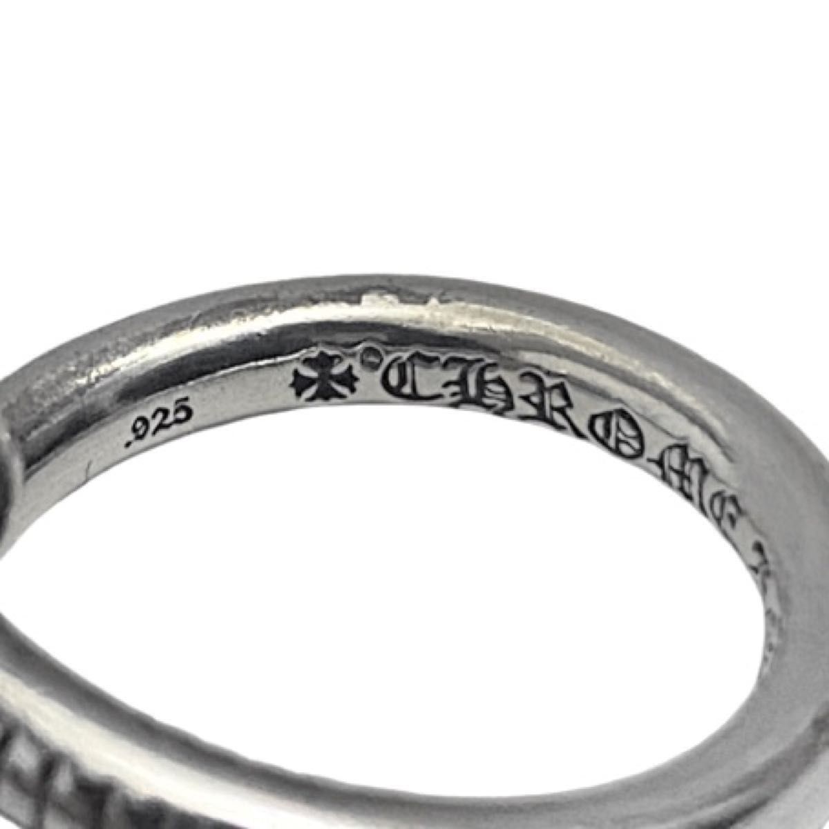 CHROME HEARTS クロム ハーツ NAIL FLAT CH PLS RING ネイル CHROME HEARTS クロム ハーツ NAIL FLAT CH PLS RING ネイル