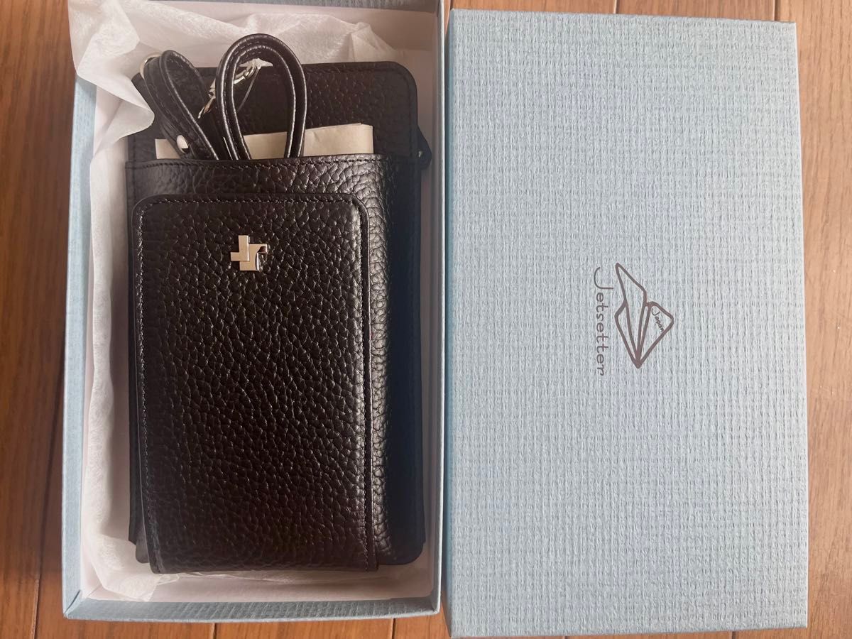 【新品、未使用】JETSETTER ジェットセッターのスマホケース、カバン 黒 【新品、未使用】JETSETTER ジェットセッターのスマホケース、カバン 黒
