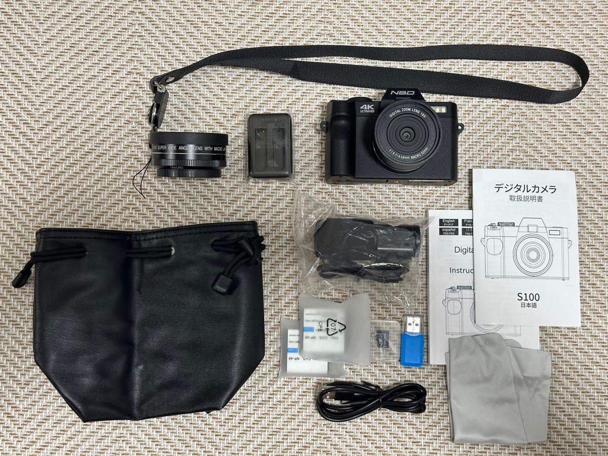NBD S100-DP 4800万画素 デジタルカメラ マクロ+広角ワイコン NBD S100-DP 4800万画素 デジタルカメラ マクロ+広角ワイコン