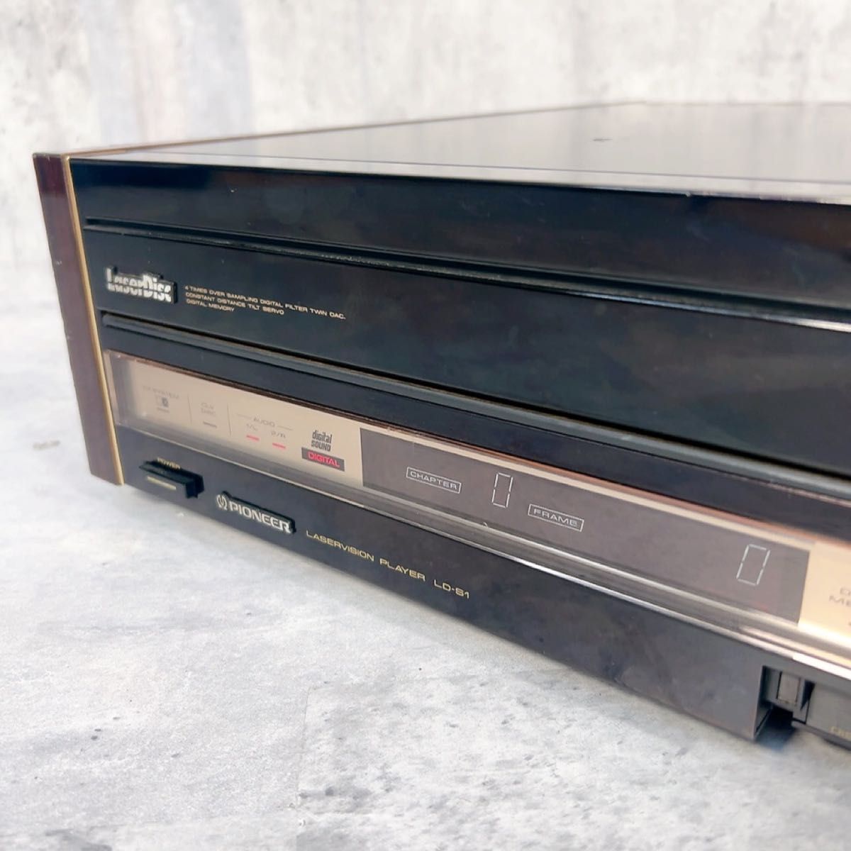 Z720 Pioneerパイオニア LD-S1 LDプレーヤー レーザーディスク 8 Z720 Pioneerパイオニア LD-S1 LDプレーヤー レーザーディスク 8