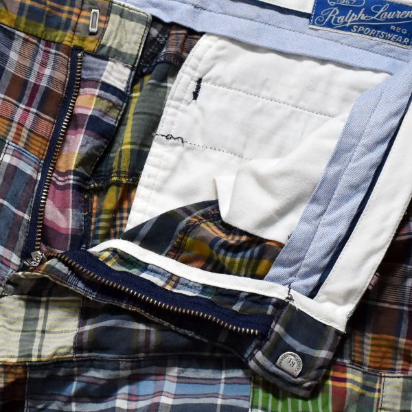 ポロラルフローレン Polo RalphLauren パッチワークショーツ 34 ポロラルフローレン Polo RalphLauren パッチワークショーツ 34