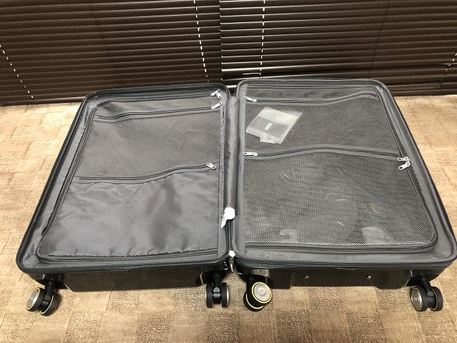 SAMSONITE Samsonite Carry case suitcase carry bag TSA lock 68l 75lek Span double 