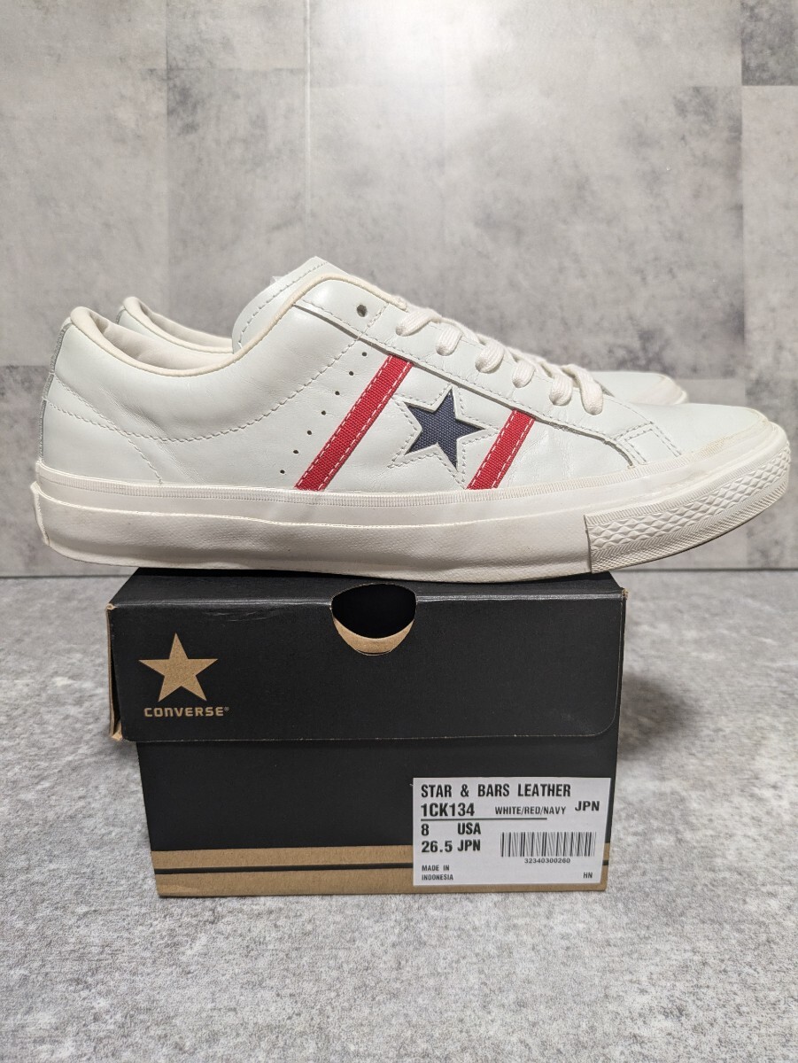 コンバース CONVERSE スター&バーズレザー star&bars 26 5cm コンバース CONVERSE スター&バーズレザー star&bars 26 5cm