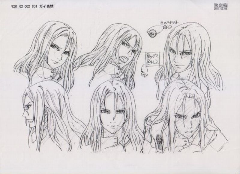 ヤフオク Guilty Crown ギルティクラウン 設定資料 ノイ ヤフオク Guilty Crown ギルティクラウン 設定資料 ノイ
