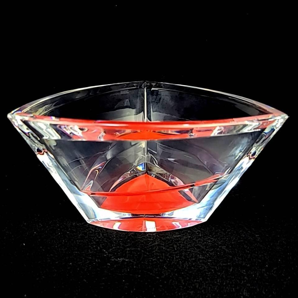 美品 バカラ Baccarat カレイドスコープ レッド ボウル 廃番 美品 バカラ Baccarat カレイドスコープ レッド ボウル 廃番