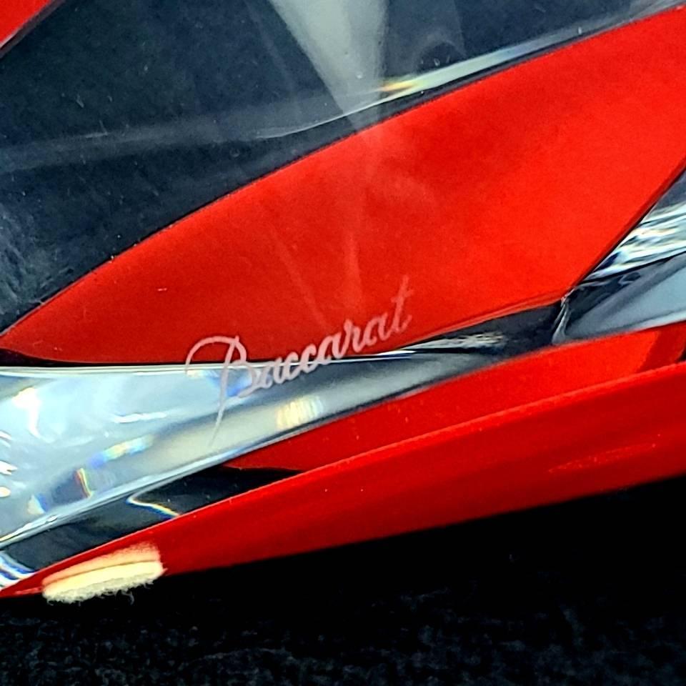 美品 バカラ Baccarat カレイドスコープ レッド ボウル 廃番 美品 バカラ Baccarat カレイドスコープ レッド ボウル 廃番