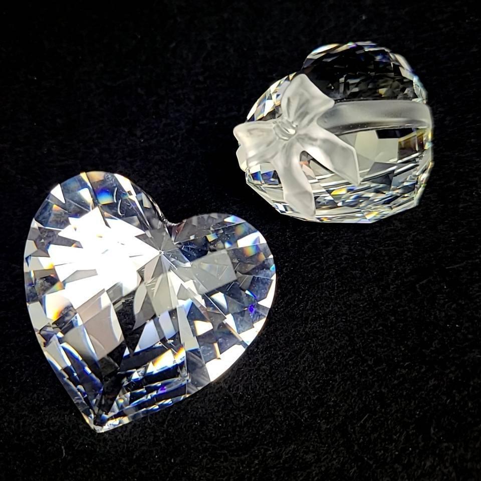 美品 スワロフスキー SWAROVSKI スパークリングハート 656680 美品 スワロフスキー SWAROVSKI スパークリングハート 656680