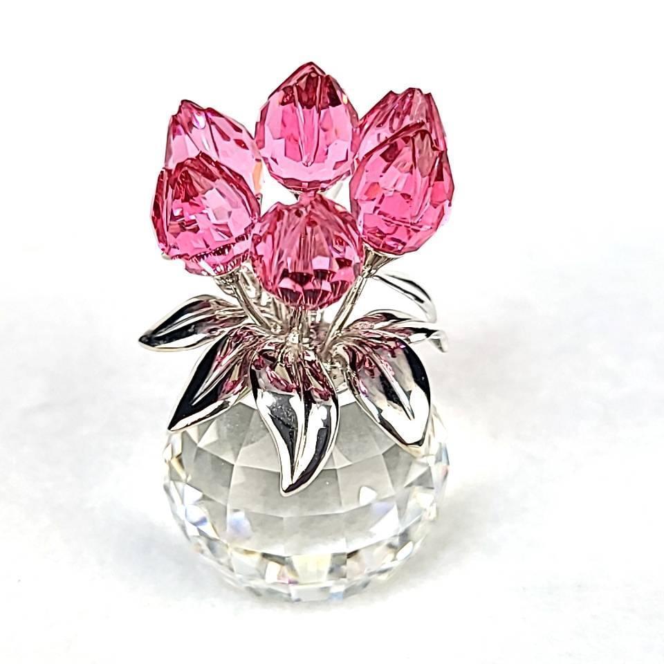美品 スワロフスキー SWAROVSKI フラワードリーム チューリップ 美品 スワロフスキー SWAROVSKI フラワードリーム チューリップ