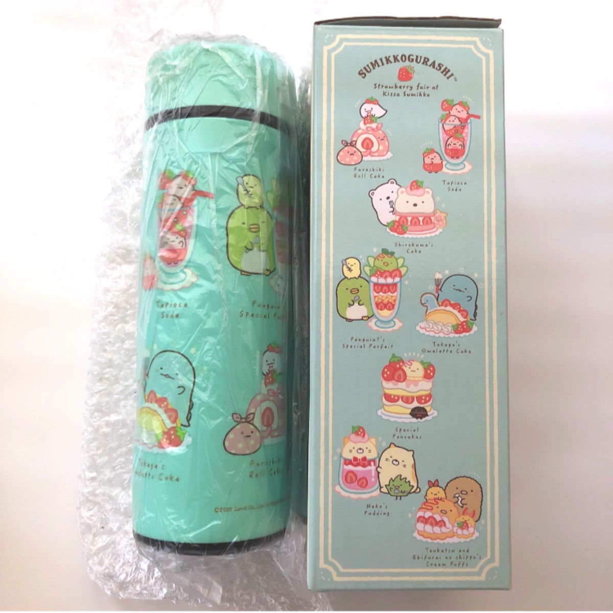 新品未使用 すみっコぐらし いちごフェア ステンレスボトル 新品未使用 すみっコぐらし いちごフェア ステンレスボトル