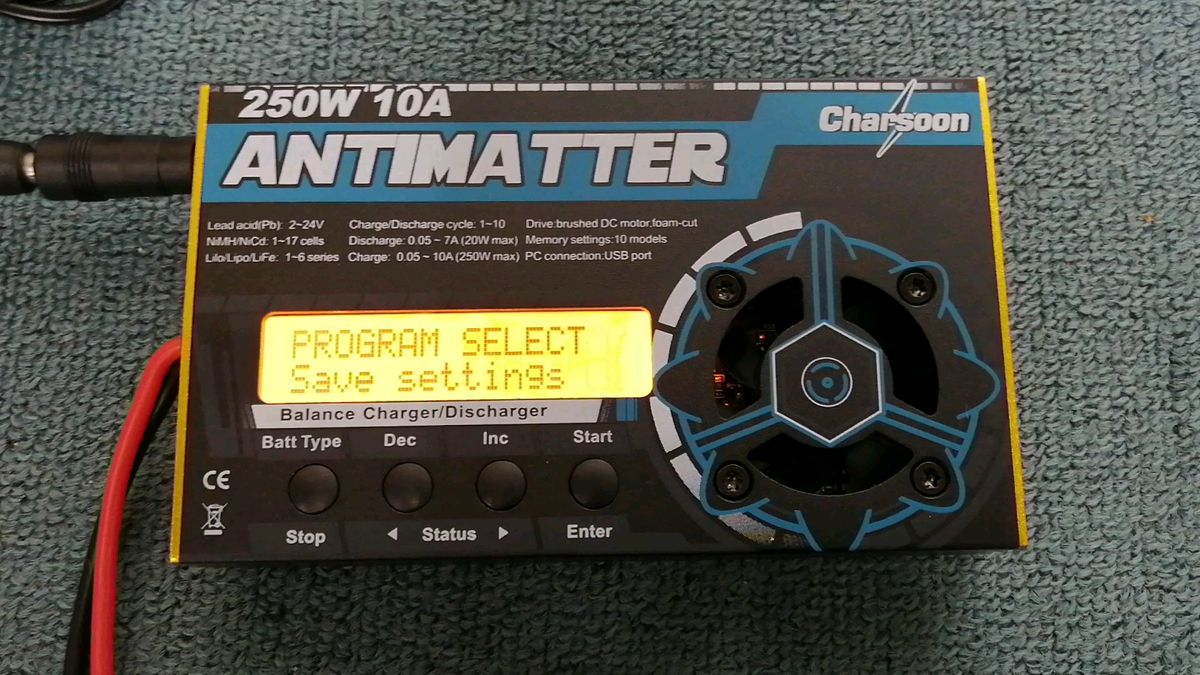 ミニ四駆 充電器 ANTIMATTER 10A 250W モーター慣らし 導通確認 ミニ四駆 充電器 ANTIMATTER 10A 250W モーター慣らし 導通確認