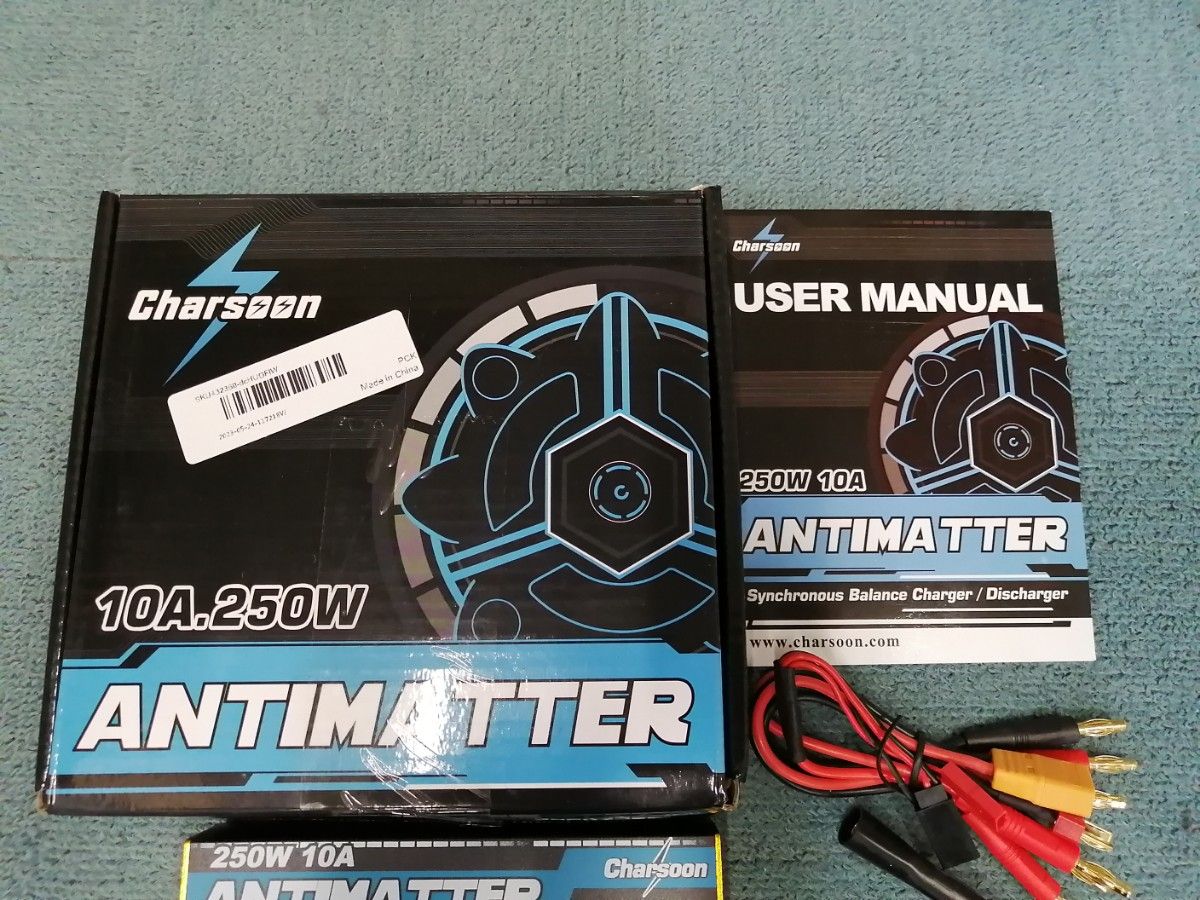 ミニ四駆 充電器 ANTIMATTER 10A 250W モーター慣らし 導通確認 ミニ四駆 充電器 ANTIMATTER 10A 250W モーター慣らし 導通確認