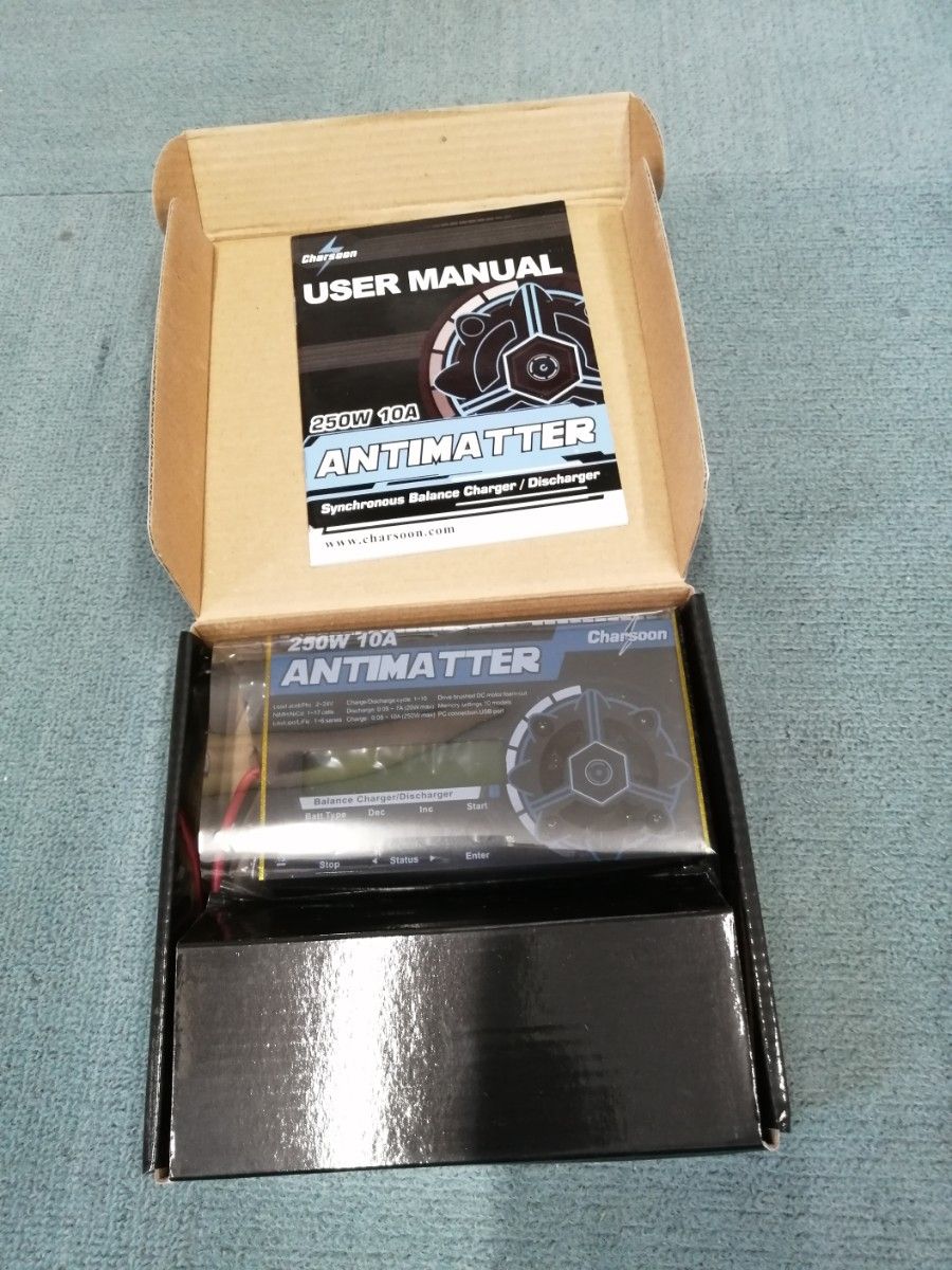 ミニ四駆 充電器 ANTIMATTER 10A 250W モーター慣らし 導通確認 ミニ四駆 充電器 ANTIMATTER 10A 250W モーター慣らし 導通確認