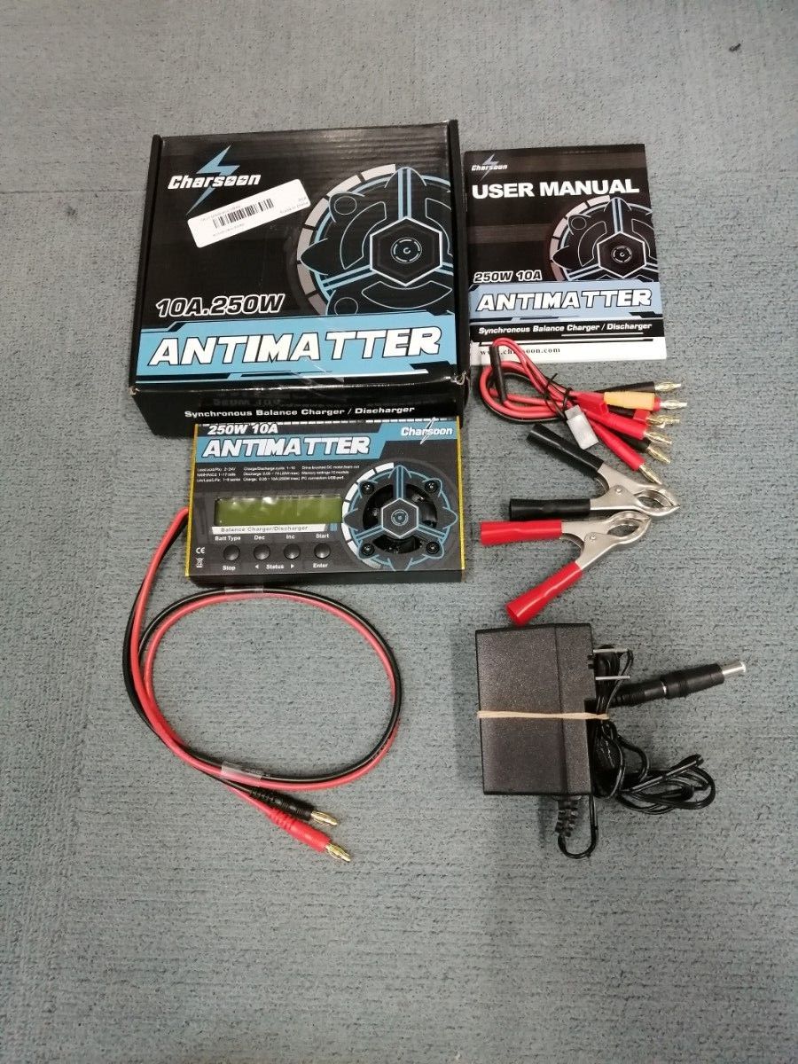 ミニ四駆 充電器 ANTIMATTER 10A 250W モーター慣らし 導通確認 ミニ四駆 充電器 ANTIMATTER 10A 250W モーター慣らし 導通確認